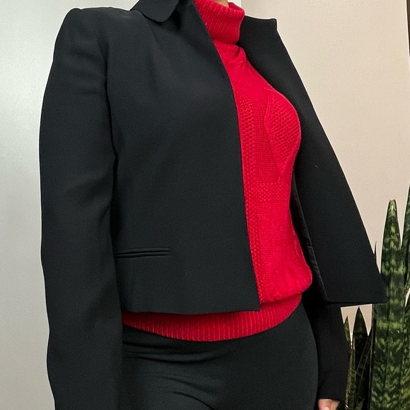 Calvin Klein Black Short Blazer - Picture 2 of 6